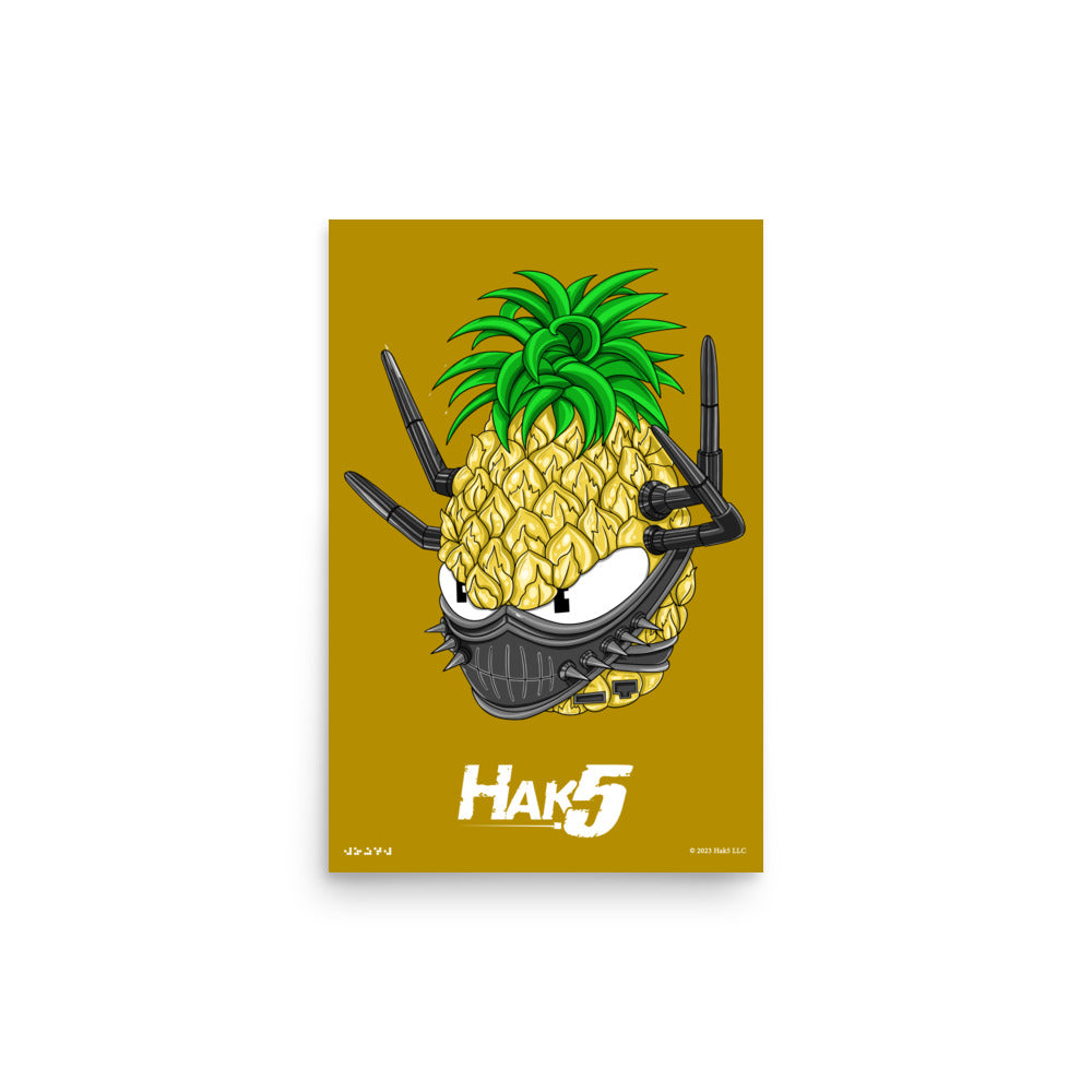 WiFi Pineapple Character Poster